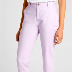Gap linen cotton ankle chinos